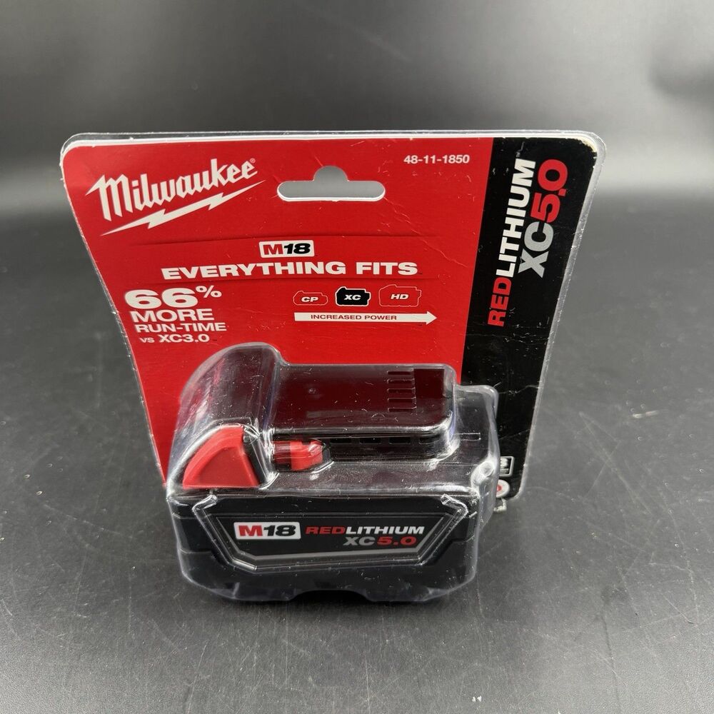 Genuine Milwaukee 48-11-1850 M18™ XC5.0 Extended Capacity Battery Pack
